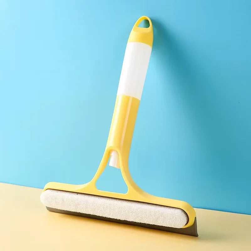 AlvdA™ 3-in-1 Window Cleaning Scraper, Squeegee & Spray Scrubber
