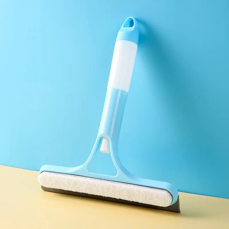 AlvdA™ 3-in-1 Window Cleaning Scraper, Squeegee & Spray Scrubber