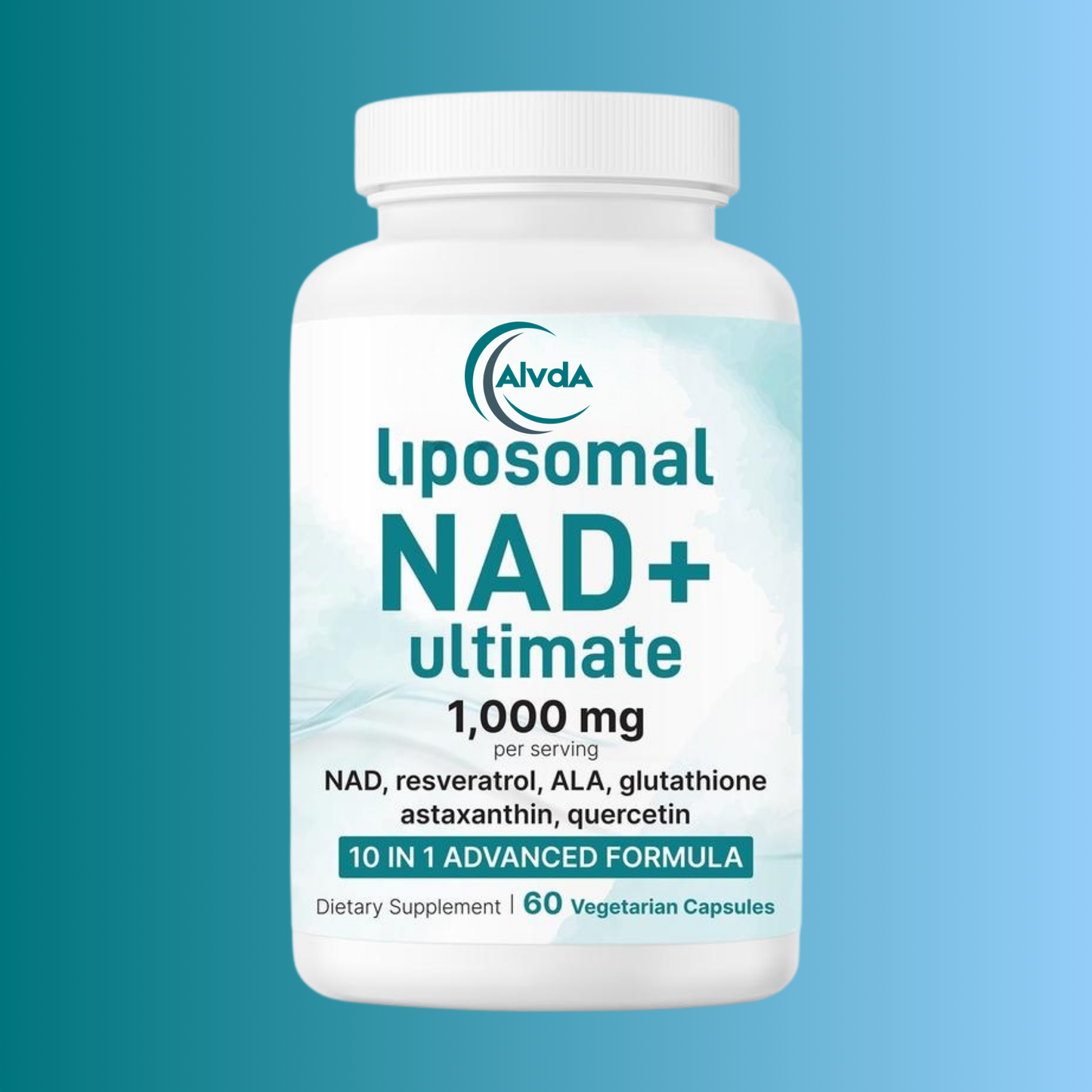 Liposomal NAD+ Ultimate 1,000mg, 60 Veggie Capsules